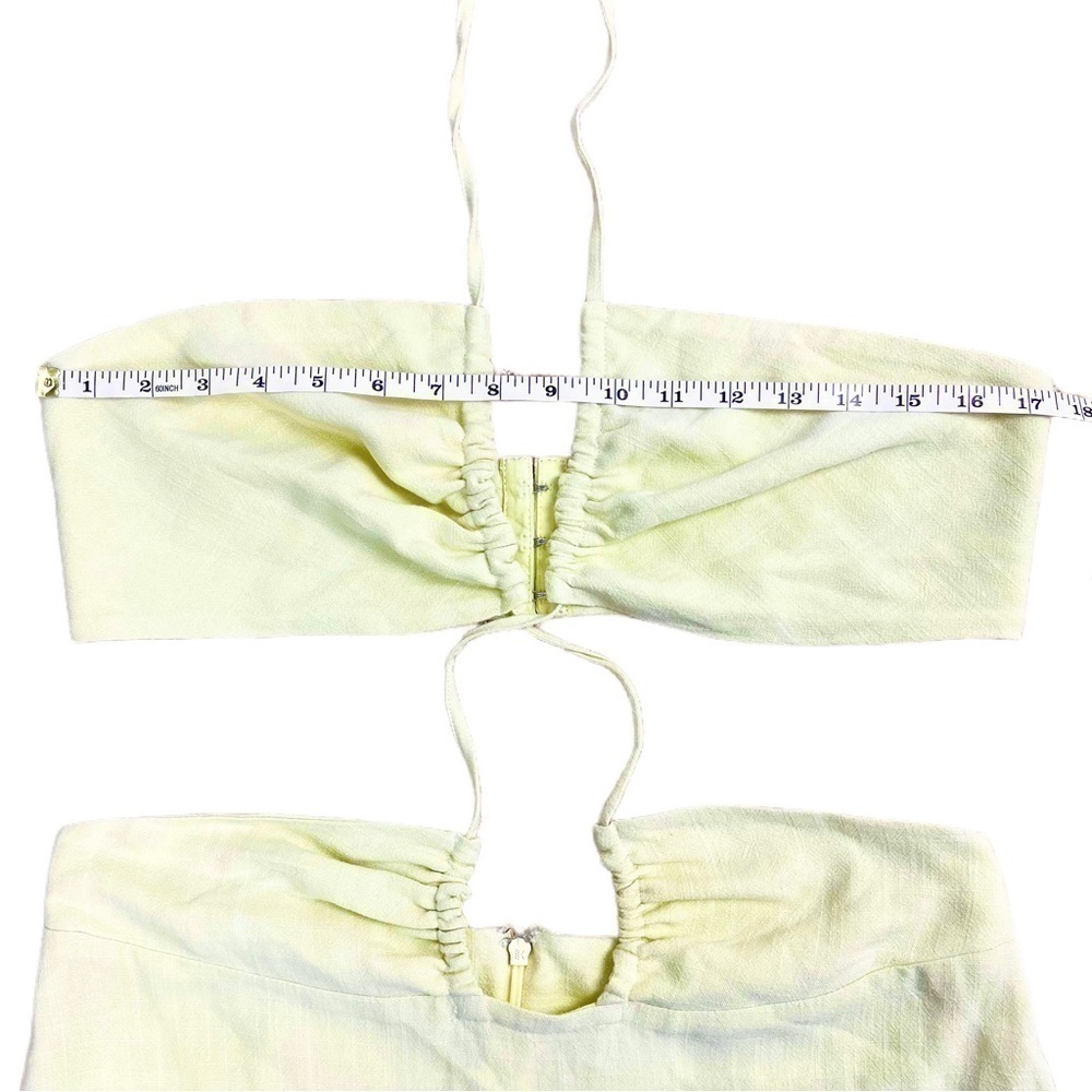 ASOS Maxi Dress, Criss-cross Halter Top, Size 10 - Picture 4 of 9